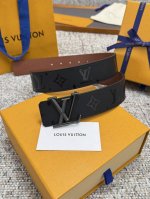 Louis Vuitton Lv腰带 丝印系列 原厂五金 精致手工绘边 柔软舒适 宽4.0 DDD