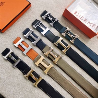 特 Hermes- [正] 双面 原版皮 配精钢五金扣，防刮耐磨不褪色，轻奢有品位，精品原单品质，精工制作，细节看图，实物拍摄，高端奢华，宽度38Mm精品