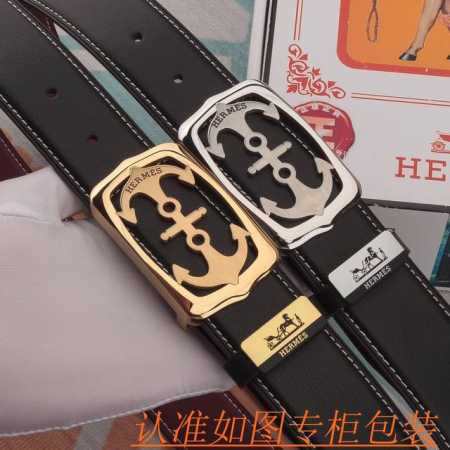 腰带皮带：爱玛仕原单牛皮腰带 男款皮带：材质百分百头层牛皮腰带保证真皮皮带，专柜原单品质、做工精细，时尚大牌，送人自用首选包装： 请认准如图专柜包装赠送打孔器手 - 点击图像关闭