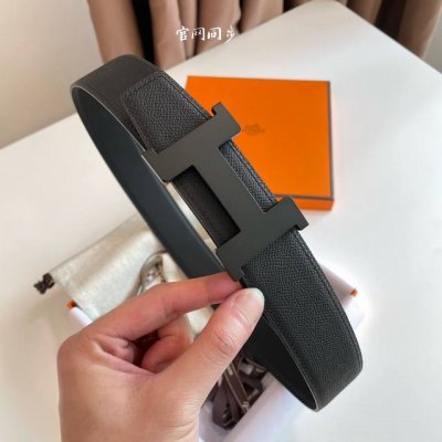 特P180 官网同步 Hermes-Constance Touareg Belt Buckle & Reversible Leather Strap 40Mm