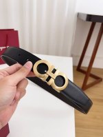 顶级原单复刻版 ，配送专柜全套礼盒包装进口原厂头层牛皮皮带 Ferragamo.菲拉格慕 支持nfc扫码 宽度3.5Cm 高级定制款男士腰带 双面进口牛皮 可双