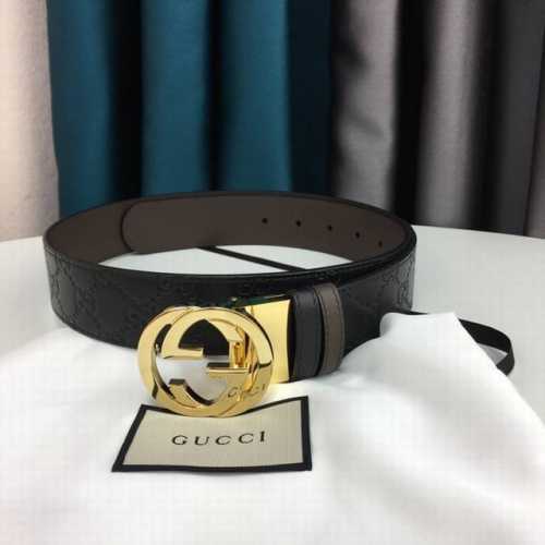 配全套包装礼盒 G U C C I腰帶 原單品質 雙面雙色可用 寬度3.7毫米 非市場普通貨 歡迎比對