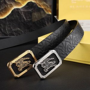 巴宝莉男士冲孔腰带- 宽度38Mm 316精品钢扣 永不掉色 精工打造 压花工艺 手感柔软 创 DDD