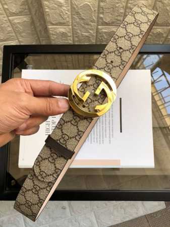 古驰：原单面料，内衬头层牛皮树膏磨砂底，搭配原单扣，原产皮料定制，专柜宽度3.8 - 点击图像关闭