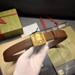 特 古奇 宽3.5Cm 新款 进口牛皮男士腰带 匠心装饰精致的互扣式双g配件。象征品牌发展历史的双g字母交织图案令人感念品牌创始人guccio Gucci先生对