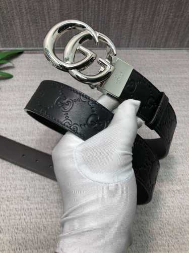 配全套包装礼盒 古驰：原单头层牛皮压g面，内衬头层小牛皮底.搭配原单旋转扣.原单皮料定制，专柜宽度3.7