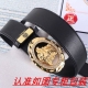 品名：Versace.范思哲原单 材料：百分百头层牛皮，保证真皮。24K纯钢扣双面可用专柜同等质量， 送人自用首选 包装： 请认准如图专柜包装，赠送打孔器，银联