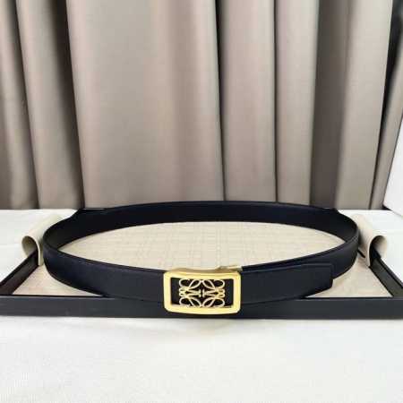 Loewe 罗意威 专同柜款 Anagrm腰带 双面头层版原牛皮 、3.5Cm可裁剪 - 点击图像关闭