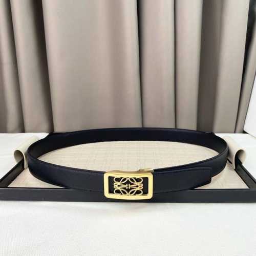 Loewe 罗意威 专同柜款 Anagrm腰带 双面头层版原牛皮 、3.5Cm可裁剪
