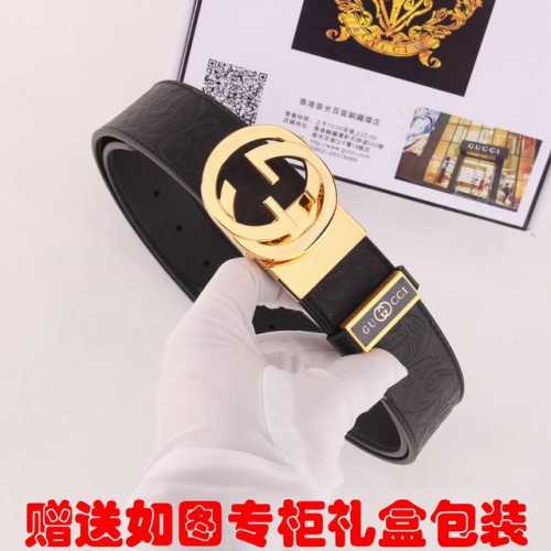 皮带：古奇.Gu...Cci双面用 腰带：百分百头层牛皮，可旋转五金，皮带两面双色，两面使用，一条抵2条。24K纯钢扣双面可用专柜同等质量， 送人自用首选 包装