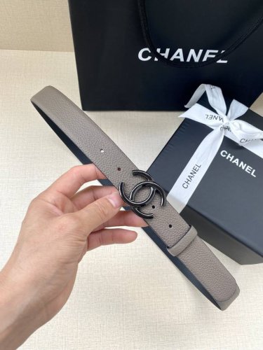 特 宽度3.0Cm Chanel 香奈儿 带身粒面均匀 夏季多色选择金 银金属镶钻钢扣。女士百搭款