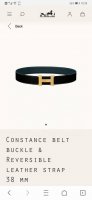 特 Hermes.爱马仕 官网同步 宽度38Mm 原版荔枝搭带身搭配原版精品钢扣，男装的经典搭配，可双面使用完美配饰！