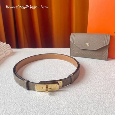 特P210 Hermes（爱马仕）新款 女士Kelly腰带 可当裙带也当腰带 宽18Mm 双面头层原版牛皮 正品开模不锈钢五金扣 长短可自行调节 均码