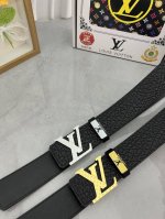 品名：Lv..路易..威登原单 材质：原单牛皮腰带 百分百头层牛皮腰带保证真皮，24K纯钢扣，专柜原单品质、做工精细，时尚大牌，送人自用首选 包装： 请认准如图