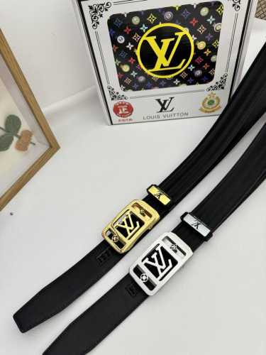 品名：Lv..路易..威登自动带 材质：原单牛皮腰带 百分百头层牛皮腰带保证真皮，24K纯钢扣，专柜原单品质、做工精细，时尚大牌，送人自用首选 包装： 请认准如
