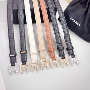 2.0Cm香奈儿新款，双面头层羊皮皮料，长度：.75.80.85.90.95.100.欧，铜五金扣原版开模定制庆祝]