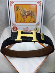 品牌．爱玛仕 冲孔挂扣秘原单高端品质专柜官网同步宽度3.8冲孔精美扣头意大利进口原版席纹纹理消晰真实感超强打造全新的视觉3D郊果高档客户入手送礼自用佳品 长度1