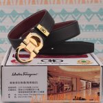 品名：菲拉格幕 皮带 原单 腰带 材料：百分百头层牛皮腰带，保证真皮皮带，专柜原单品质、做工精细，时尚大牌，送人自用首选 包装： 请认准如图专柜包装，赠送打孔器