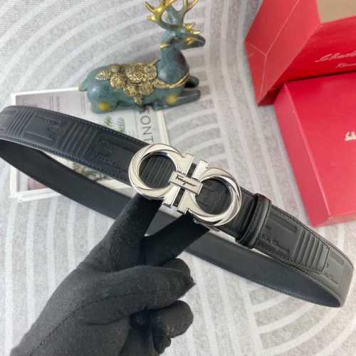 菲拉格慕 特种皮腰带自动带系列 ，原厂五金精品不锈钢扣，手感柔软舒适 宽3.5Cm。