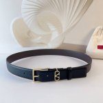 特 3.5cm华伦天奴新款腰带，双面头层牛皮皮料，长度：80.85.90.95.100.105.110欧，铜五金针扣原版开模定制庆祝]