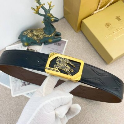 特 P190 巴宝莉 特种皮腰带系列 ，原厂五金精品不锈钢扣，手感柔软舒适 宽3.8Cm。
