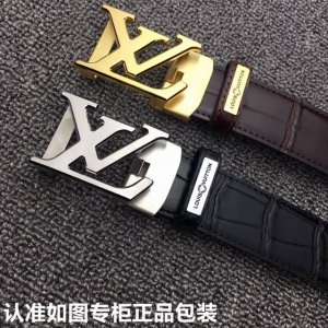 品牌：Lv.路易威登自动扣P200 型号：原单！认准如图专柜正品包装 等级：意大利进口头层牛皮，自动扣，鳄鱼纹，Lv.易路威登，世界著名奢侈品品牌，国外专柜有同