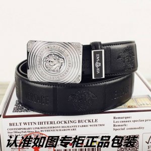 品名：范思哲.Ver..Sace镶钻 型号：认准如图专柜包装，赠送打孔器 材料：百分百头层牛皮，保证真皮。专柜同等质量， 送人自用首选 包装： 请认准如图专柜包