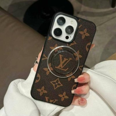 Lv经典老花手机壳 强磁吸Logo支架手机壳 型号：为了不出现报错型号，请打开本机查看手机设置显示的型号 Iphone16系列更新 Iphone16Pro Ma