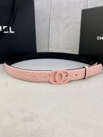 宽度3.0Cm Chanel 香奈儿 进口柔软小牛皮搭配哑色精品钢扣。