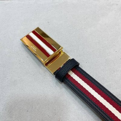 专柜ＢＡ、ＬＬＹ 拼色款全皮手工拼接 双面两用 尺寸3.4Cm