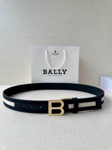 特 Bally 巴利 专柜同款 男士腰带 宽3.4Cm 这款选用反面进口牛皮精制而成 正面金属扣 简约百搭 可调式长度可轻松匹配完美尺寸