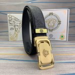品名：Versace.范思哲 自动带 材质：原单牛皮腰带 百分百头层牛皮腰带保证真皮，24K纯钢扣，专柜原单品质、做工精细，时尚大牌，送人自用首选 Dd