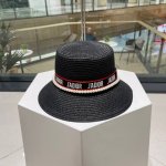 Dior迪奥新款草帽 名媛风礼帽 头围59Cm
