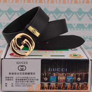 品名：古奇 皮带 原单 腰带 材料：百分百头层牛皮腰带，保证真皮皮带，专柜原单品质、做工精细，送人自用首选 包装： 请认准如图专柜包装，赠送打孔器，银联发票，宽
