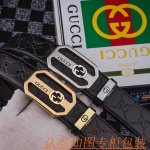 品名：古奇.Gu...Cci原单 材料：百分百头层牛皮，保证真皮。专柜原单品质、做工精细，送人自用首选包装： 请认准如图专柜包装，赠送打孔器，银联发票，宽度3.
