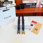 赛琳C家 女款雙面头层牛皮 全新效果精钢材质搭扣 寬度25毫米 該皮帶可調節 且能根據需要裁剪達到修身效果