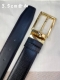 Montblanc万宝龙 宽3.5Cm 采用头层牛皮 精品针式扣头 自由裁剪商务休闲皮带