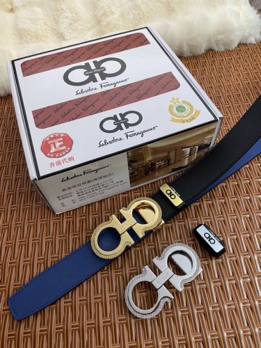 品名：菲拉格幕 原单皮带 材质：原单牛皮腰带 百分百头层牛皮腰带保证真皮，24K纯钢扣，专柜原单品质、做工精细，时尚大牌，送人自用首选 包装： 请认准如图专柜包