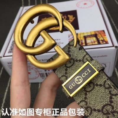 品牌：古奇.Gucci顶级原单复刻 皮带：配赠专柜全套礼盒包装打孔器 腰带：意大利进口百分百头层牛皮，Gucci.古奇，世界著名奢侈品品牌。进口头层牛皮，国外专