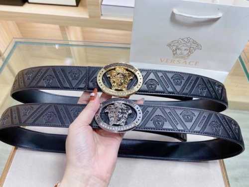 范思哲-纯牛皮 高档货 纹路清晰 手感超好 炸街 宽度:3.8厘米 配套美国Simon-全套包装 正品一致的吊牌全套包装 配纸袋 礼品盒 亲们下单一定备注腰围