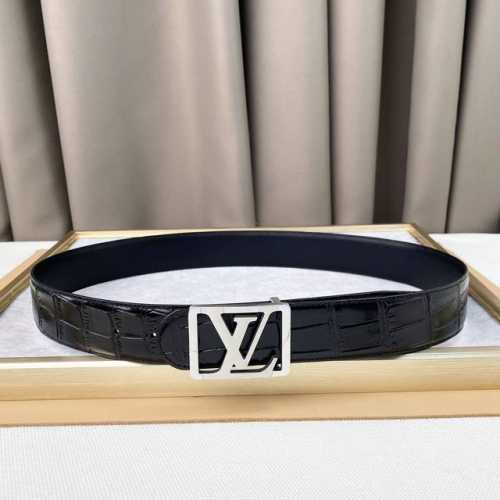 Lv。商务休闲、正装均可佩戴！3.8Cm 最新款扣头，抛光扣头、时尚百搭