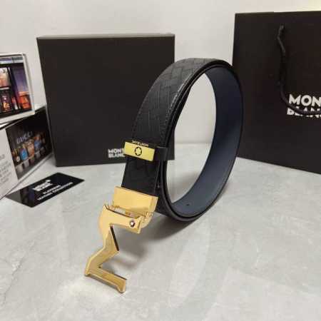 品名：万宝龙 Montblanc 原单 材质：原单牛皮腰带 百分百头层牛皮腰带保证真皮，24K纯钢扣，专柜原单品质、做工精细，时尚大牌，送人自用首选 包装： 请 - 点击图像关闭