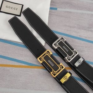 品名：古奇.Gu...Cc’Ingp210 材质：原单牛皮腰带 百分百头层牛皮腰带保证真皮，24K纯钢扣，专柜原单品质、做工精细，时尚大牌，送人自用首选 包装：