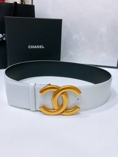 Chanel 复古金扣 小牛皮腰带 简约 经典 手感柔软 5.5Cm