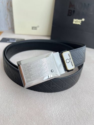 品名：万宝龙.Montblanc原单 腰带 皮带 型号：挂扣，新款原版经典精品花纹挂扣，实物拍摄，原版头层牛皮 材料：百分百头层牛皮，保证真皮。双面可用专柜同等