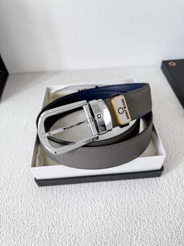 品名：万宝龙 Montblanc原单 腰带 皮带 型号：针扣，新款原版经典精品针式扣头，实物拍摄，原版头层牛皮 材料：百分百头层牛皮，保证真皮。双面可用专柜同等