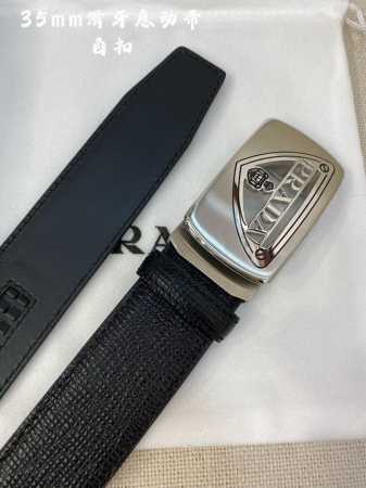 普拉达男士自动腰带- 宽度34Mm 316精品钢扣 精工打造 手感柔软 可以裁剪 - 点击图像关闭