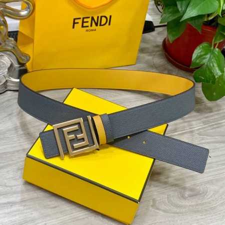 fendl 芬迪 宽40Mm双面原版小牛皮 搭配单钌钯电镀扣 完美的手感.油边 出众的设计.风格 高贵奢华 时尚大方 高清实拍 货真价实 品质保证 双面用 - 点击图像关闭