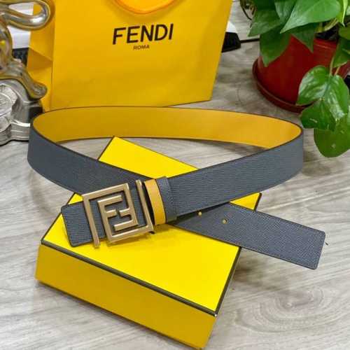 fendl 芬迪 宽40Mm双面原版小牛皮 搭配单钌钯电镀扣 完美的手感.油边 出众的设计.风格 高贵奢华 时尚大方 高清实拍 货真价实 品质保证 双面用