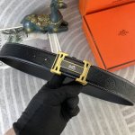 爱马仕 特种皮腰带系列 ，原厂五金精品不锈钢扣，手感柔软舒适 宽3.8Cm。